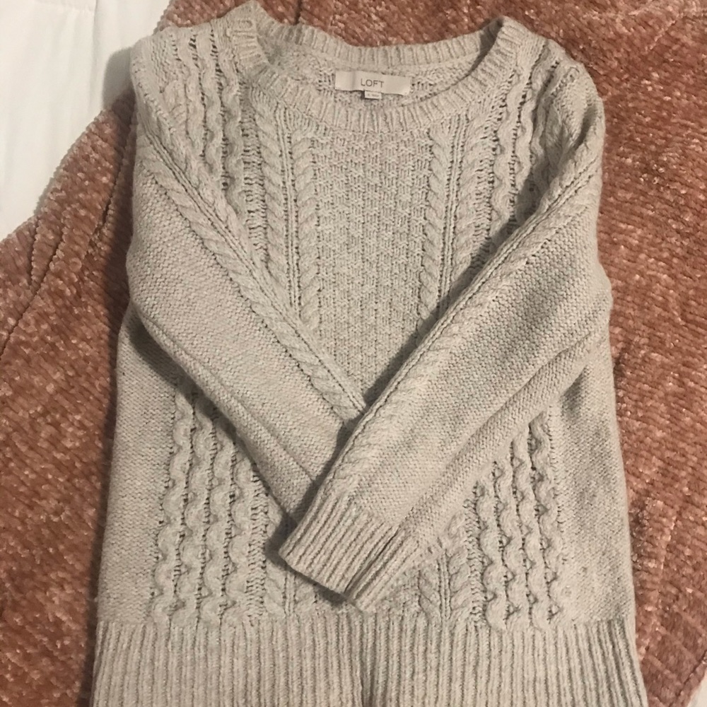 Loft Cable Knit Sweater